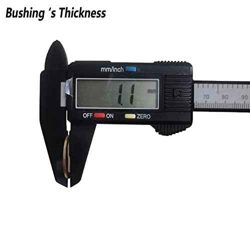 10PCS Saw Blade Bushings - 7/8" to 5/8" Brass Ring Adapter Thickness of 1.0mm by ANTENGDATOOL