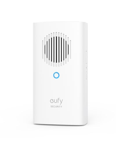 Eufy Video Doorbell Chime - Indoor Doorbell with 8 Ringtones & Adjustable Volume