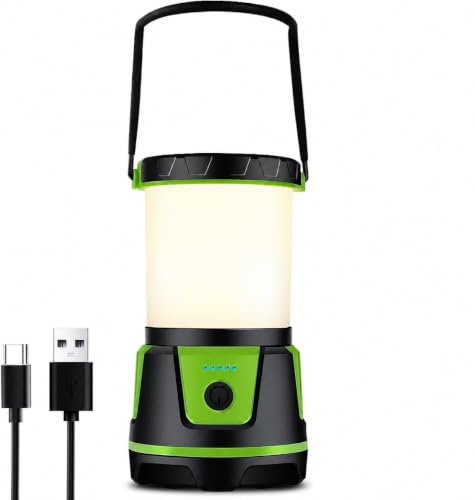 Cullaby Rechargeable Emergency Lantern 3000 Lumens Green Camping & Power Outage Light