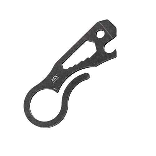 CRKT Viva EDC Stainless Steel Multitool: Multi-Tool for Everyday Carry, Prybar, Screwdriver, Bottle Opener, Multi Wrench 9130