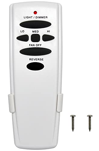 CENMING Replacement Remote for Hampton Bay Hunter UC7078T FAN-HD with Reverse (303.9MHz) – 3-Speed Wall Mount