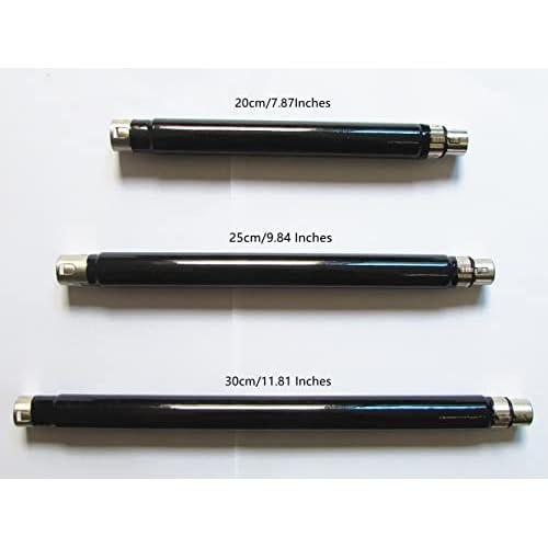 30 cm Electric Reciprocating Tools Vac-U-Lock Personal Vacuum Machine Accessory Adapter 3 XLR Extension Rod SIX Mechin Extension Tube (30cm Steel)