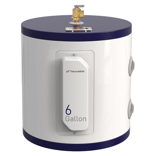 ThermoMate ESB-6.0 Gallon Point of Use Electric Water Heater 1500W Compact Tank