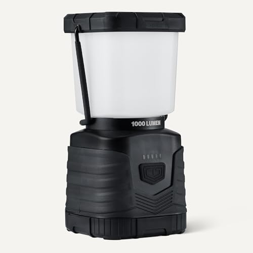 1000 Lumen LED Camping Lantern with 4 Light Modes, Water Resistant, Dimmable, Portable