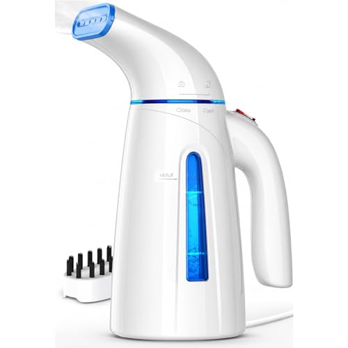 OGHom Blue Handheld Clothing Steamer, 240ml Capacity, 700W Portable Travel Iron