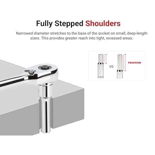 TEKTON 1/2 Inch Drive x 25 mm Deep 12-Point Socket | SHD23325