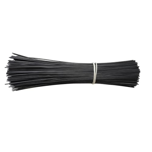 300 PCS Black,10" Plastic Twist Ties, Garden Plant Twist Tie Cable Tie, Plastic Cable Ties for Bread Candy Bags, Gift Bags (Bold design,Circular material)
