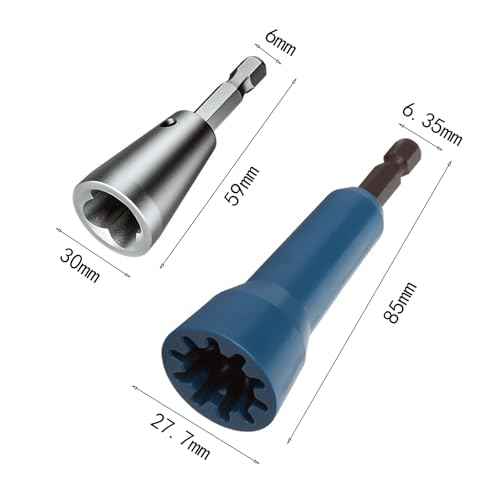 4 PCS Wire Nut Twister£¬Fast Wire Twister Tool for Drill£¬Wire Nut Twiter for Drill, Spin Twist Wire Connector Socket, Wire Connector Driver with 1/4" Chuck£¬Wire Stripping and Twisting Tool