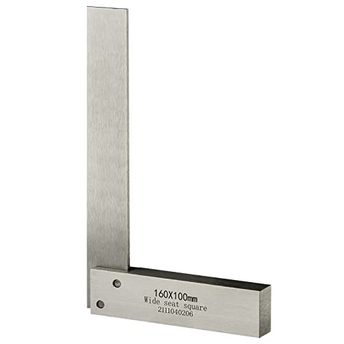 Boomgood Machinist Square Set 4-Piece 63x40mm 80x50mm 100x63mm 160x100mm Hardened 45# Steel DIN 875