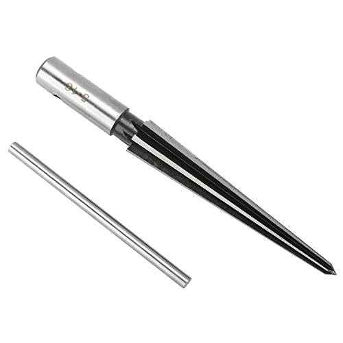 2 pcs Tapered Reamer T Handle 6 Fluted Chamfer Bridge Pin Hole Hand Held Reamer Sizes 1/8"-1/2" (3-13mm) & 5''-5/8'' (5-16mm) Handle Drilling Tools