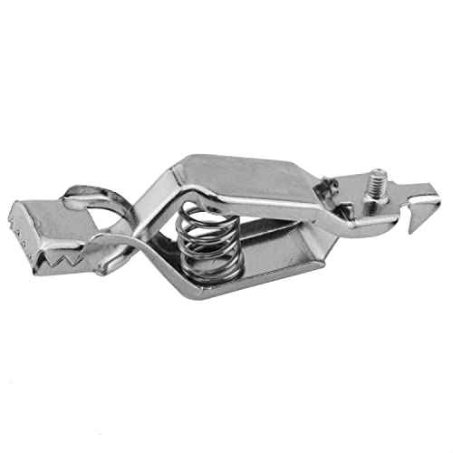 Insulated Alligator Clip 4PCS 20A Black and Red PVC Sheathed Crocodile Clamps Power Clamp Test Clips