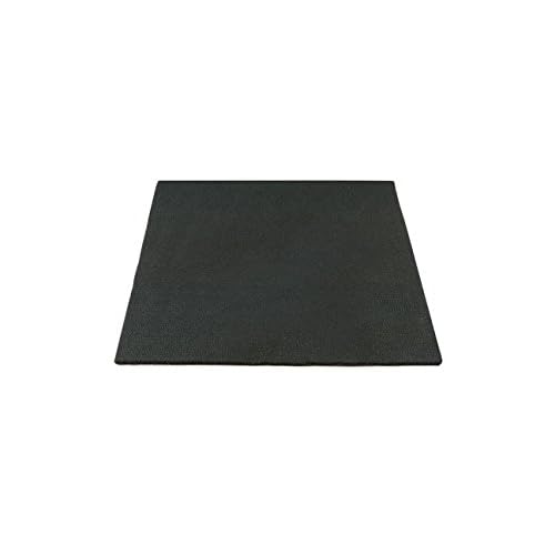 HIGH Temp Felt Plumbers PAD: Black, 12" X 12" X 1/8" Thick