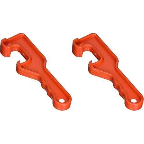 Linzer 5425 Plastic 5-Gallon Paint Can Opener, Orange (Large (2 Pack))