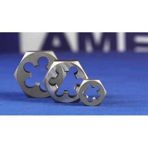 Drill America - DWTMHX6X1 m6 X 1 Carbon Steel Hex Rethreading Die, DWT Series