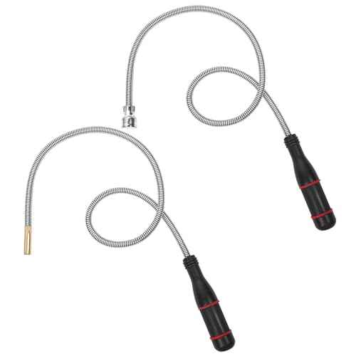 Flexible Magnetic Pickup Tool, 2pcs Powerful Magnetic Sweeper Pickup Tool, 21"Long Flexible Bendable Magnetic Pickup Tool for Hard to Reach Car Keys Bolts Nuts Usb Screws