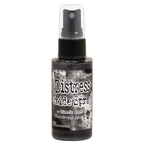 Tim Holtz - Ranger DISTRESS OXIDE SPRAY BLACK SPOT, 1.9 Fl Oz (Pack of 1)