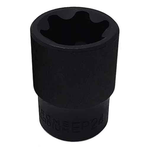 EP Socket EP24, 1/2¡± drive Female External E-Torx Plus Socket, High Deformation Prevention Puller Tool