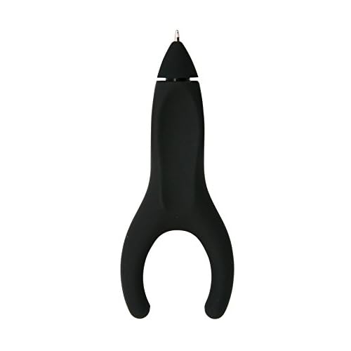 PenAgain ErgoSof Pen Ehlers-Danlos Arthritis Carpal Tunnel Pain Relief Black (00022)