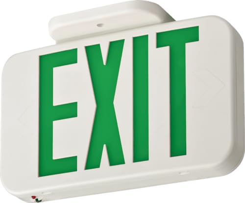 Lithonia Lighting LED Exit Sign Switchable Red Green 11.63" Sign Only