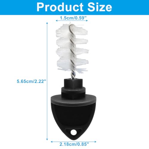 LifCratms Black Beer Tap Cleaning Brush 20 Pack - Fits Standard Faucets