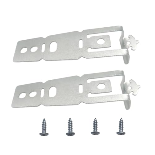 WD01X27759 GE dishwasher mounting bracket kit with screws (2-pcs) for under-counter installs