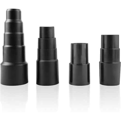 4 Pcs Vacuum Hose Adapter Kit Attachment Adapter Pool Supply 1 1/2'' to 1 3/8'' to 1 1/4'' 1''to 1 1/8'' to 1 3/8" Connector Attachments Reducer from 25/30/34 to 42 mm for Wet Dry Shop Cleaner