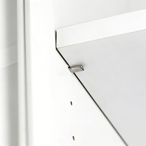 RiseQuintador 50 Pack 5mm Metal Shelf Support Pegs Flat Spoon Design for Wood Shelving