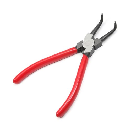 Utoolmart Internal Snap Ring Pliers 7 Inch 90 Degree Bent Retaining Ring Pliers Precision Circlip Pliers