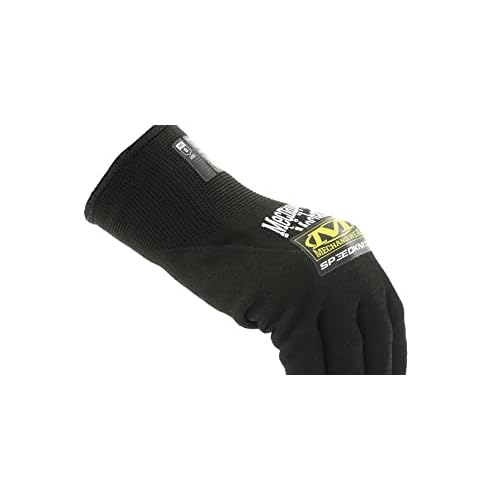 Mechanix Wear SpeedKnit Thermal S4DP05 Gloves - Winter Work Gloves for Protecting Hands in Cold Weather - Insulated - Touchscreen Capable - Water, Abrasion & Cut-Resistant - Large - Black