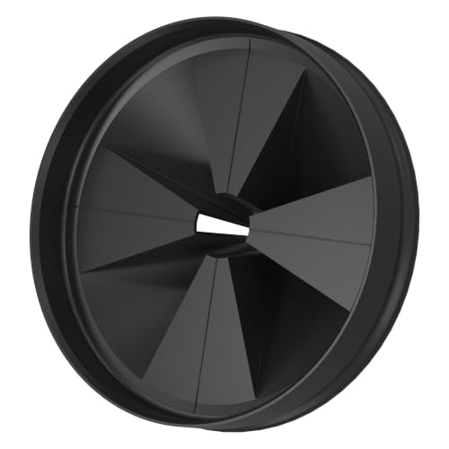 Funmit Deep Black 3 3/8" Garbage Disposal Splash Guard Replacement for InSinkErator Evolution