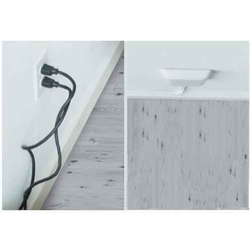 Sleek Socket Original & Patented Flat Ultra-Thin Outlet Concealer with Extension Cord Kit, Multi Outlets Power Strip, Ideal for Home Improvement, Hide Bulky and Messy Cords, 3ft