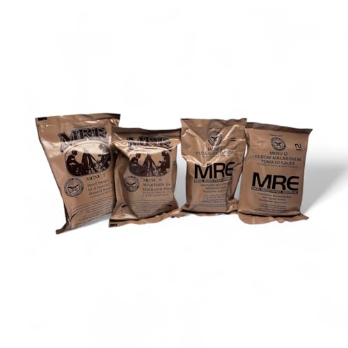 Emergency MRE Meal Pack - 4 Varieties Long Shelf Life Survival Food