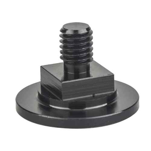 3mirrors Welding Hood (Pipeliner) Helmet Fasteners Headgear Replacement Parts Accessories Screws Flip Hood Aluminum - 1 Pair (Black Anodized Knurled)