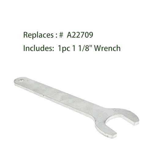 A22709 1 1/8" Wrench Replacement Part Porter Cable Router 690/6902 Open-End (1pc)
