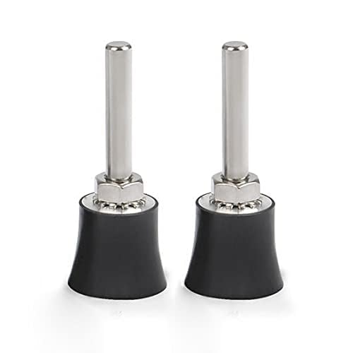 Yakamoz 2Pcs 1-Inch Sanding Pad Roll Lock Disc Holder Quick Change Roll Lock Sanding Discs Polishing Pads Holding Adapter Attachment for Drill Air Die Grinder Sander Grinding Rotary Tool - 1/4" Shank