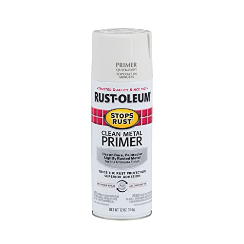 Rust-Oleum Stops Rust Flat White Metal Primer Spray 12 oz - Standard Pack of 1