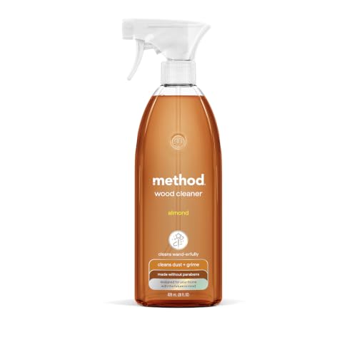 Method Daily Wood Cleaner Almond 28 fl oz - Safe Sealed Wood Surface Cleaner