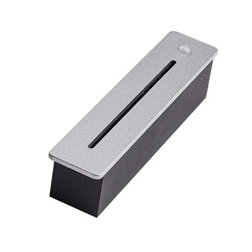 LUMINTURS Integrated PIR Motion Sensor, Dusk to Dawn Photocell Sensor LED Step Light for Indoor and Outdoor Stairway Light Silver Warm White(3000K)