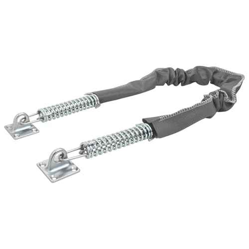 Nuk3y Heavy Duty Storm Crash Chain with Solid Brass Bracket (Stainless Steel, 25-1/2")