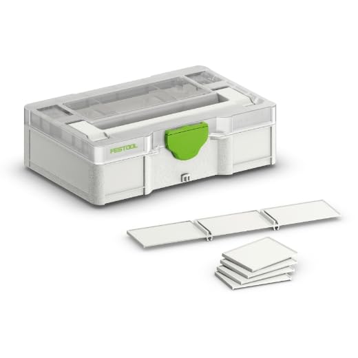 Festool Systainer³ SYS3 S 76 TRA Mini Storage Case with Transparent Lid