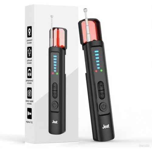Hidden Camera Detectors, Portable Camera Detectors, Bug Detector Rf Wireless Signal Scanner, GPS Tracker Detector for Home, Hotel, Travel, Office, Bathroom, 6 Levels Sensitivity