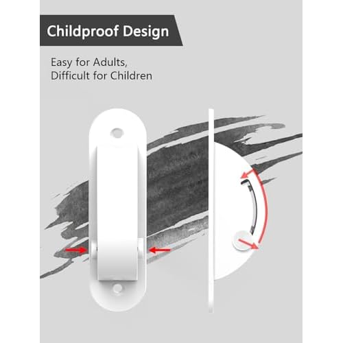 Light Switch Guard, ILIVABLE Childproof Fully Enclosed Light Switch Covers Protects Your Lights or Circuits from being Accidentally Turned On or Off by Children and Adults (White, 2 Pack)