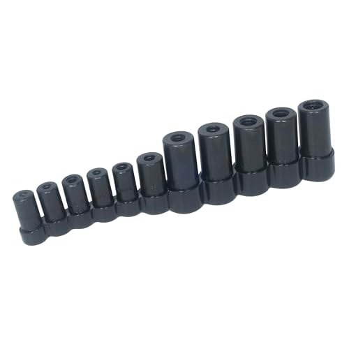 Lisle 70700 11 Piece Tap Socket Set, Includes Three Sizes For Non M.C.T.I. Standard Tap