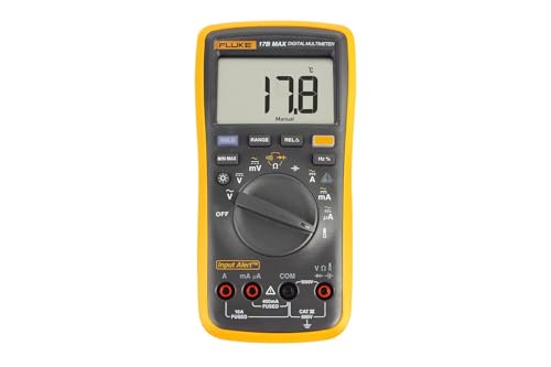 Fluke 17B+ Digital Multimeter with Temperature, Voltage, and Current Testing