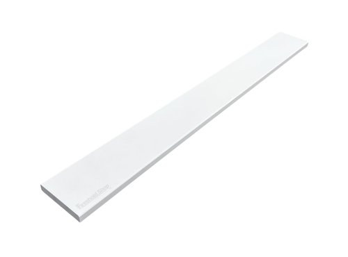 Threshold.Shop Super White Engineered Marble Threshold for Shower Curb, Bathroom Vanity Backsplash, Window Sill, Door Transitions (4" x 36")