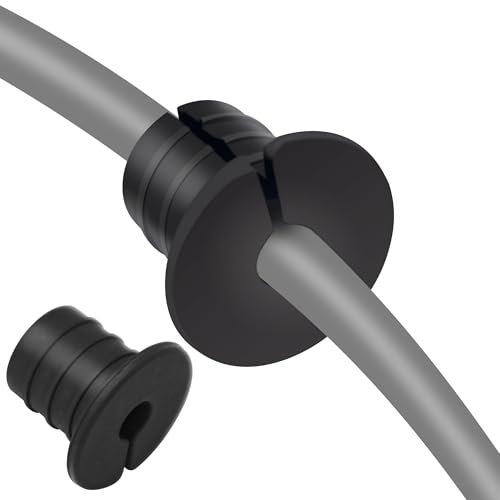 USEAMIE 3/4 Inch Cable Grommet Routing Kit for Starlink Cables, Waterproof Silicone Wall Pass, 2 Pcs