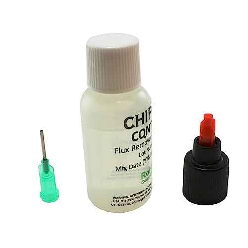 Chip Quik CQNTRM-0.5 Flux Remover (Non-Flammable) in 15ml (0.5oz) Squeeze Bottle w/tip