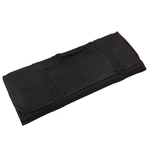 22 pocket Tool Bag Canvas Wrench Roll Up Pouch/Screwdriver Pliers Roller Compartments Organizers/Small Socket Bags/Tool Roll Organizer For Mechanic,Electrician & Hobbyist