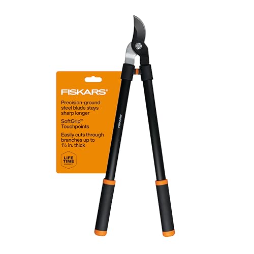Fiskars 28-Inch Garden Bypass Loppers with 1.5-Inch Cut Capacity - Standard Version