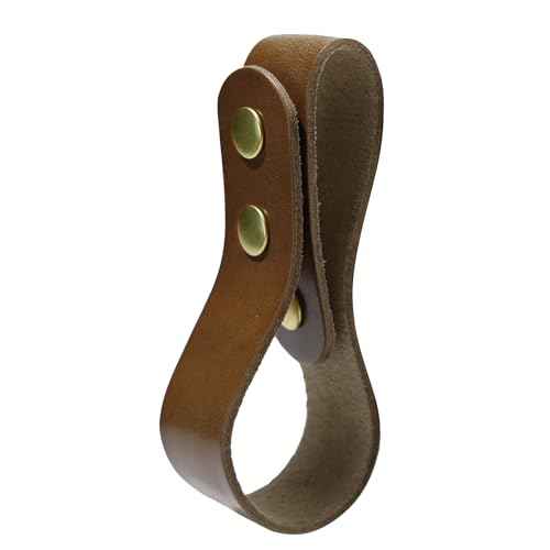 Cowhide Leather Whip Holster -Thick Grain Leather Whip Holder Indiana Jones Whip Holder,Brown BullWhip Belt Holster Handmade for Cowboy